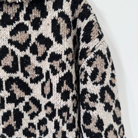 Alanui Kids Wild Spirit Cardigan Leopard Print Size 6 - Picture 15 of 16